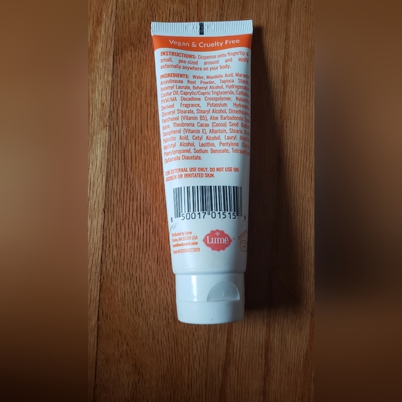 Lume WHOLE body  Deodorant 3 oz Clean Tangerine BODY Original Formula  Sealed - Picture 3 of 3
